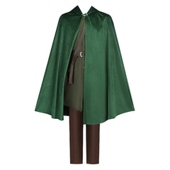 The Lord Of The Rings Bilbo Baggins Green Cloak Set Outfits Cosplay Costume 