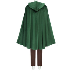 The Lord Of The Rings Bilbo Baggins Green Cloak Set Outfits Cosplay Costume 