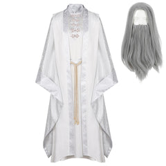 The Lord Of The Rings Saruman White Robe Set Outfits Cosplay Costume