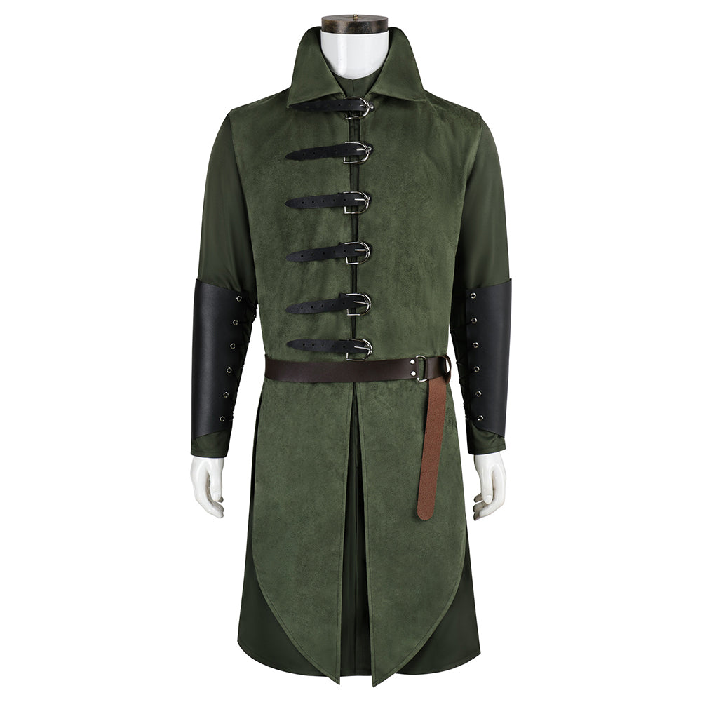 The Lord Of The Rings Thranduil Green Vest Top Set Outfits Cosplay Costume 