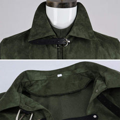 The Lord Of The Rings Thranduil Green Vest Top Set Outfits Cosplay Costume 