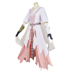 The Lord Of The Rings: The War Of The Rohirrim (2024) Hera White Dress Outfits Cosplay Costume 