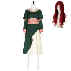 The Lord Of The Rings: The War Of The Rohirrim Hera Green Dress Outfits Cosplay Costume
