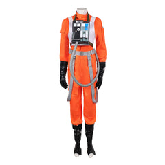 The Mandalorian And Grogu (2026) Colonel Ward Orange Jumpsuit Set Cosplay Costume