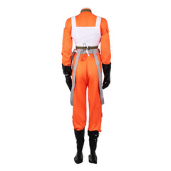 The Mandalorian And Grogu (2026) Colonel Ward Orange Jumpsuit Set Cosplay Costume