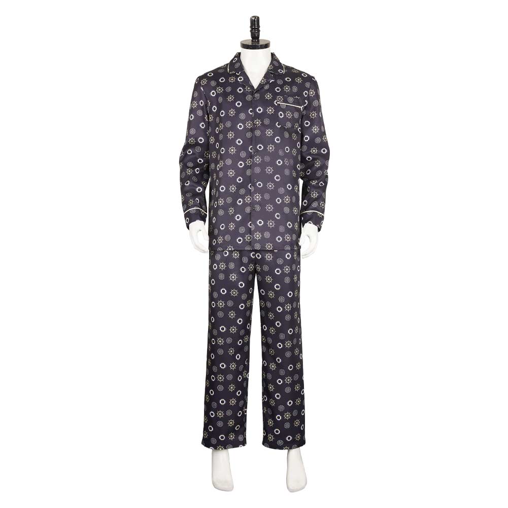 The Mask Stanley Black Sleepwear Pajamas Outfits Cosplay Costume Halloween Carnival Suit 