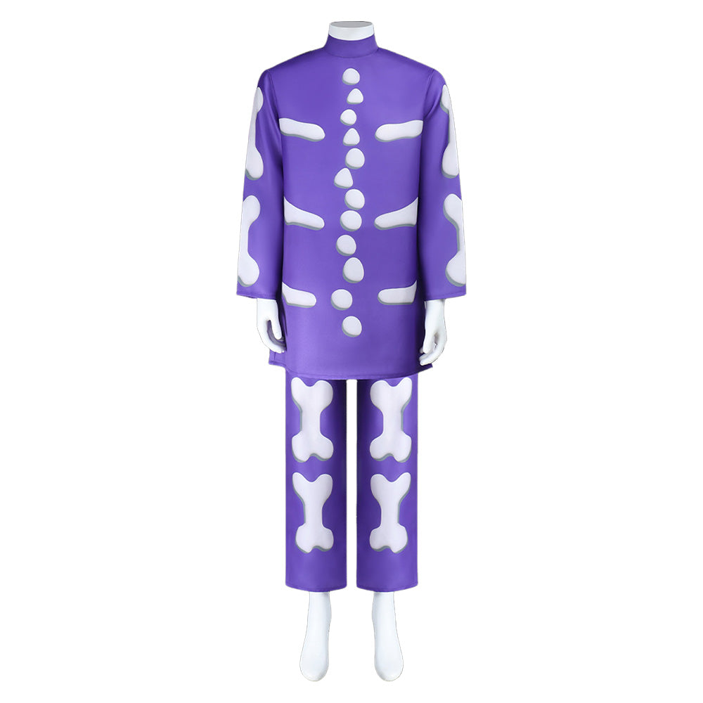The Nightmare Before Christmas Barrel Purple Skeleton Outfits Cosplay Costume