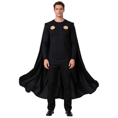 The Odyssey (2026) Agamemnon Black Cape Cloak Cosplay Costume Halloween Suit