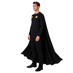 The Odyssey (2026) Agamemnon Black Cape Cloak Cosplay Costume Halloween Suit