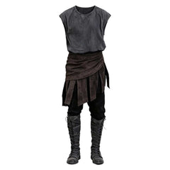 The Odyssey (2026) Odysseus Gray Vest Skirt Set Outfits Cosplay Costume