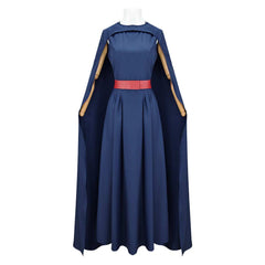 The Odyssey (2026) Penelope Blue Dress Cloak Set Outfits Cosplay Costume
