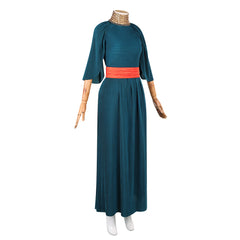 The Odyssey (2026) Penelope Cyan Dress Set Outfits Cosplay Costume
