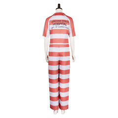 The Penguin (2024) Sofia Falcone Stripe Jumpsuit Outfits Cosplay Costume 