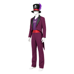 The Princess And The Frog Dr. Facilier Purple Set Outfits Cosplay Costume 