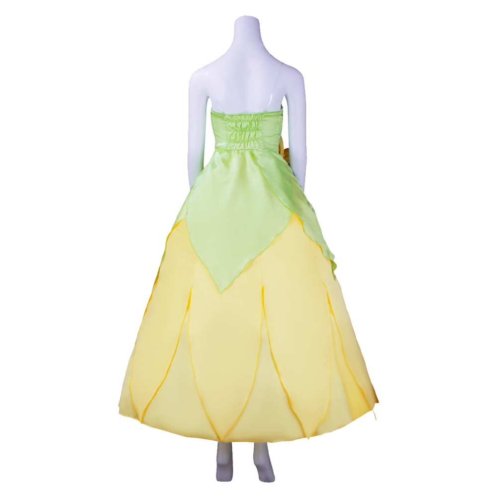 The Princess And The Frog Tiana Green Yellow Dress Set Outfits Cosplay Coshduk The Princess And The Frog Tiana Green Yellow Dress Set Outfits Cosplay Coshduk