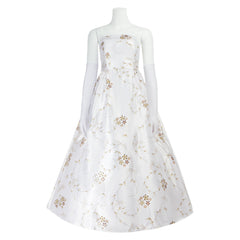 The Princess Diaries Mia White Dress Set Outfits Cosplay Costume