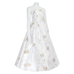 The Princess Diaries Mia White Dress Set Outfits Cosplay Costume