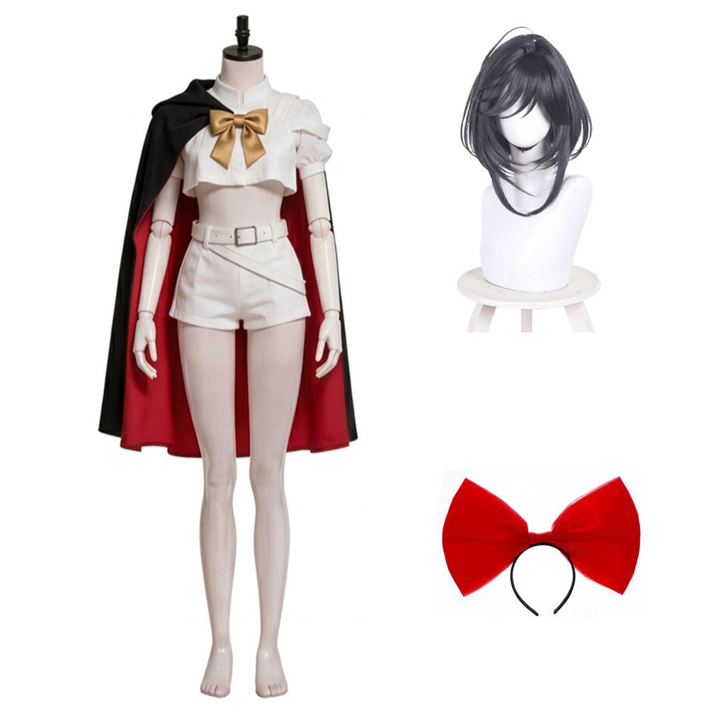 The Ribbon Hero (2026) Sapphire Cloak White Battle Set Outfits Cosplay Costume