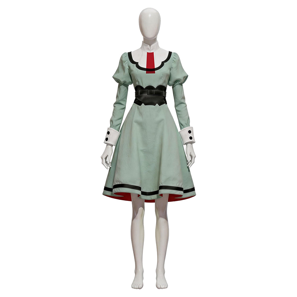 The Ribbon Hero (2026) Sapphire Green Princess Dress Outfits Cosplay Costume 
