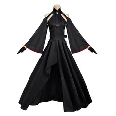 The Ribbon Hero (2026) Velvet Black Dress Set Outfits Cosplay Costume
