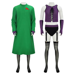 The Rocky Horror Picture Show Dr. Frank-N-Furter Green Lab Outfits Cosplay Costume 