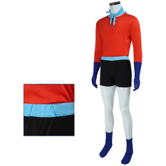 The SpongeBob Movie (2026) Barnacle Boy Red Set Outfits Cosplay Costume 