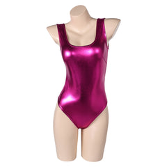 The Substance (2024) Sue Pink Gymnastic Bodysuit Outfits Cosplay Costume 