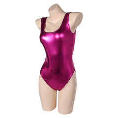 The Substance (2024) Sue Pink Gymnastic Bodysuit Outfits Cosplay Costume 