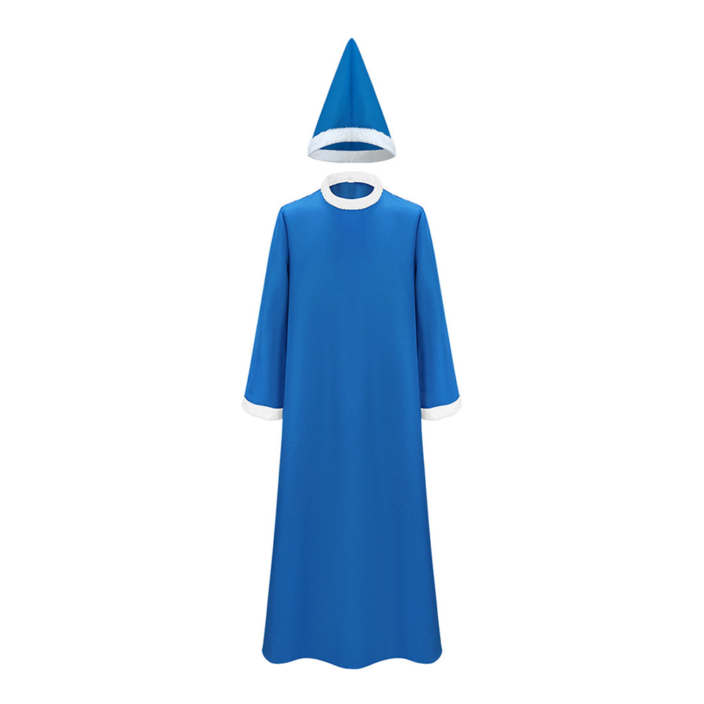 The Super Mario Galaxy Movie (2026) Kamek Blue Robe Hat Magikoopa Outfits Cosplay Costume