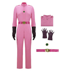 The Super Mario Galaxy Movie (2026) Princess Peach Jumpsuit Pink Set Outfits Cosplay Costume