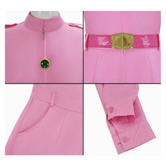 The Super Mario Galaxy Movie (2026) Princess Peach Jumpsuit Pink Set Outfits Cosplay Costume