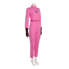 The Super Mario Galaxy Movie (2026) Princess Peach Pink Jumpsuit Set Outfits Cosplay Costume