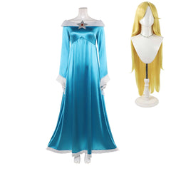 The Super Mario Galaxy Movie (2026) Rosalina Blue Dress Outfits Cosplay Costume