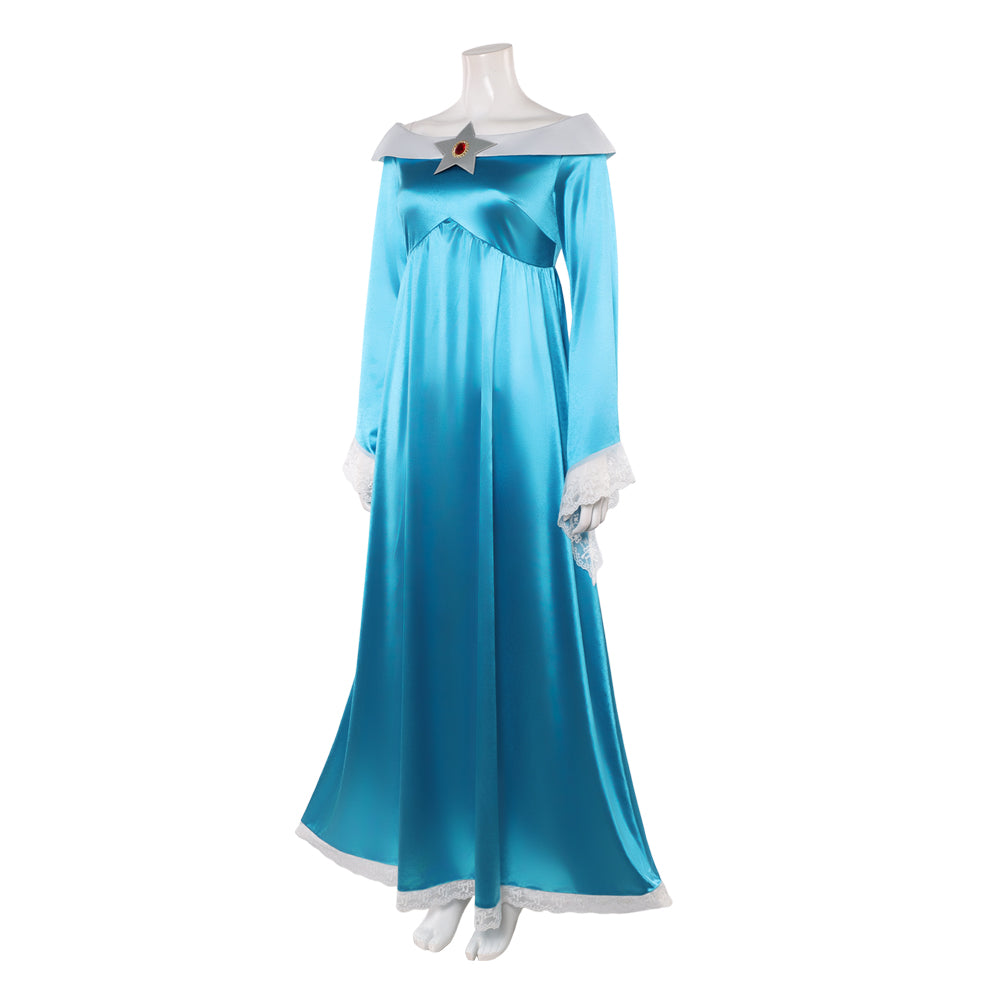 rosalina blue dress The Super Mario Galaxy Movie (2026) Rosalina Blue Dress Outfits Cospla –  Coshduk