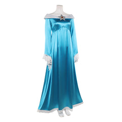 The Super Mario Galaxy Movie (2026) Rosalina Blue Dress Outfits Cosplay Costume