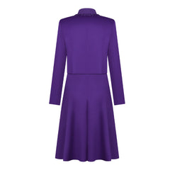 The Testaments (2026) Agnes Purple Top Skirt Set Outfits Cosplay Costume