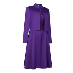 The Testaments (2026) Agnes Purple Top Skirt Set Outfits Cosplay Costume