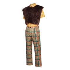 The Twits (2025) Mr. Twit Yellow Shirt Trousers Set Outfits Cosplay Costume 