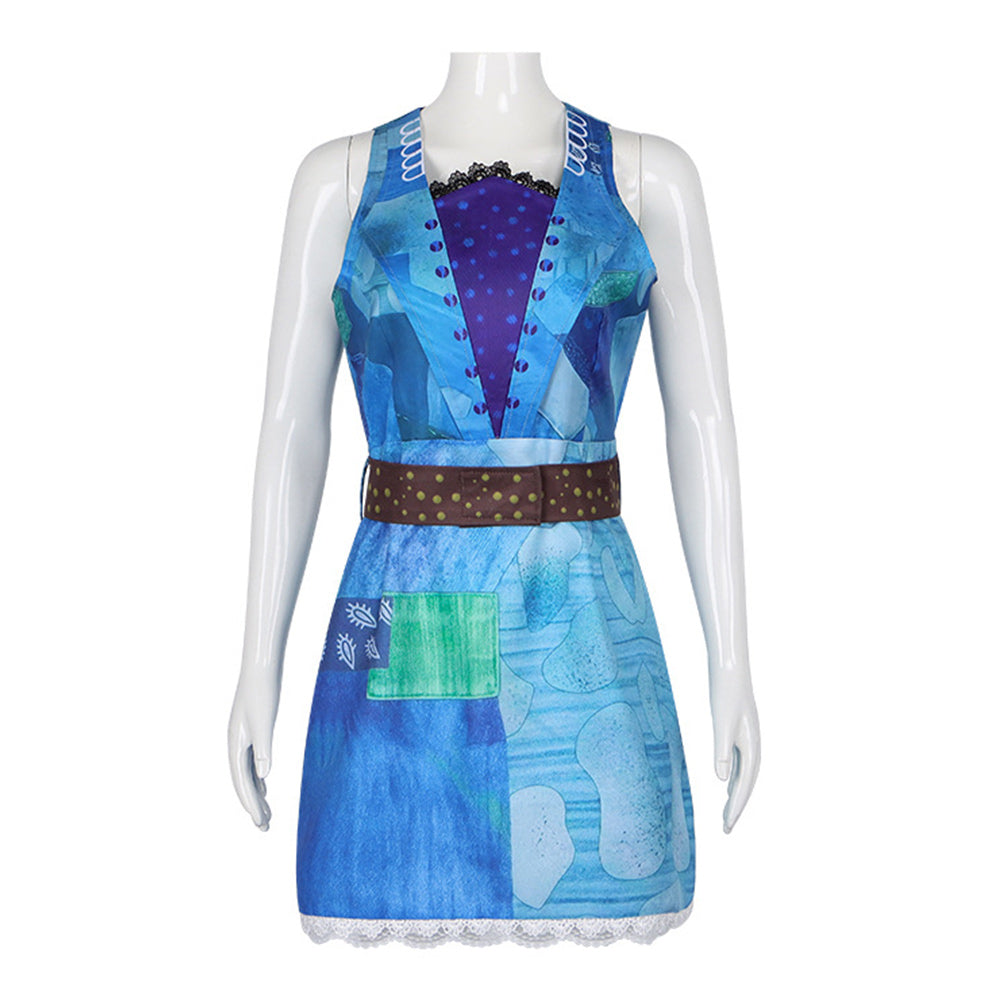 The Twits Cosplay Costume Halloween Carnival Party Suit Mrs.Twit   