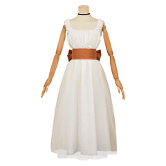 The Ugly Stepsister (2025) Elvira White Dress Set Outfits Cosplay Costume 