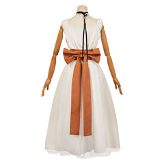 The Ugly Stepsister (2025) Elvira White Dress Set Outfits Cosplay Costume 