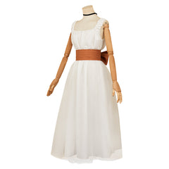 The Ugly Stepsister (2025) Elvira White Dress Set Outfits Cosplay Costume 