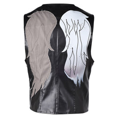 The Walking Dead: Daryl Dixon Daryl Dixon Leather Vest Waistcoat Outfits Cosplay Costume 