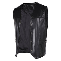 The Walking Dead: Daryl Dixon Daryl Dixon Leather Vest Waistcoat Outfits Cosplay Costume 