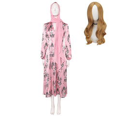 The White Lotus Season 3 (2025) Tanya McQuoid Pink Dress Scarf Outfits Cosplay Costume