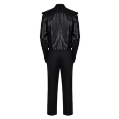 The Witcher Season 4 (2025) Geralt Black Leather Jacket Set Outfits Cosplay Costume