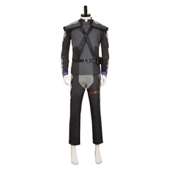 The Witcher: Sirens Of The Deep (2025) Geralt Black Set Outfits Cosplay Costume 