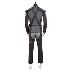 The Witcher: Sirens Of The Deep (2025) Geralt Black Set Outfits Cosplay Costume 