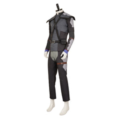 The Witcher: Sirens Of The Deep (2025) Geralt Black Set Outfits Cosplay Costume 