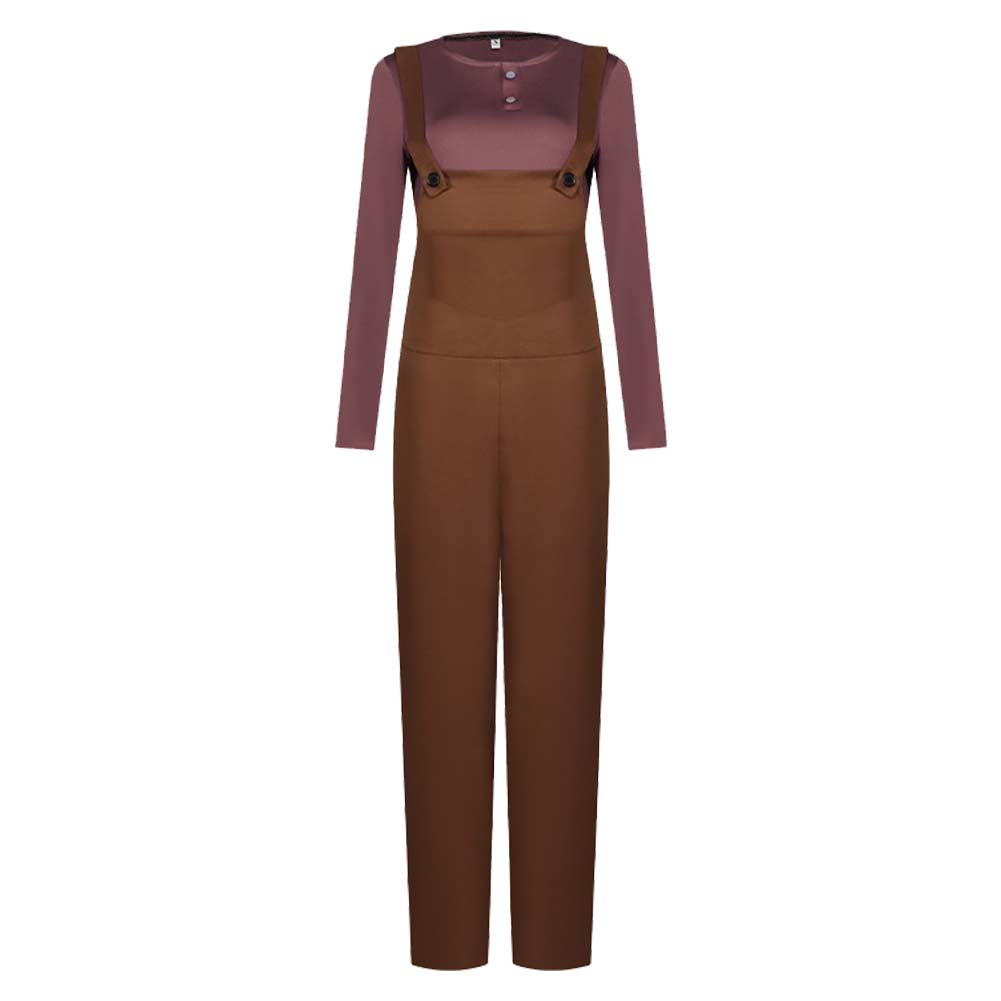 The Wizard Of The Emerald City Ellie Brown Overalls Set Outfits Cosplay Costume